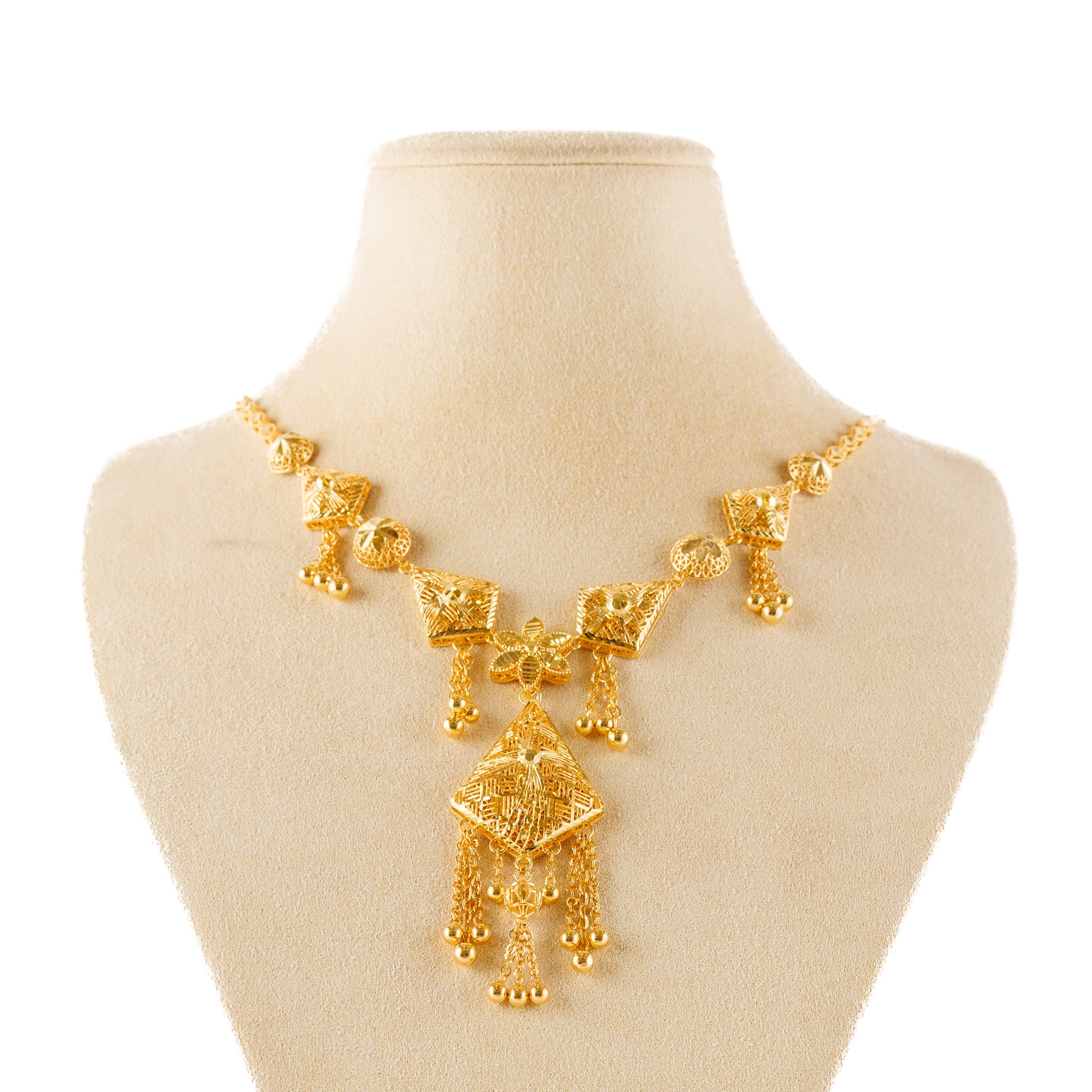 RP Necklace (D14)- Silver 925 & Gold Plated