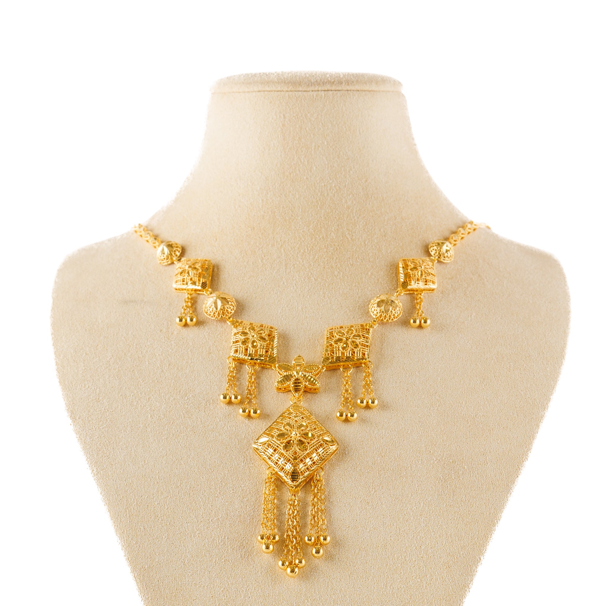 RP Necklace (D10)- Silver 925 & Gold Plated