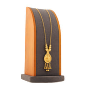 Diamond Cutt Drop Mala (D1)  - Silver 925 & Gold Plated