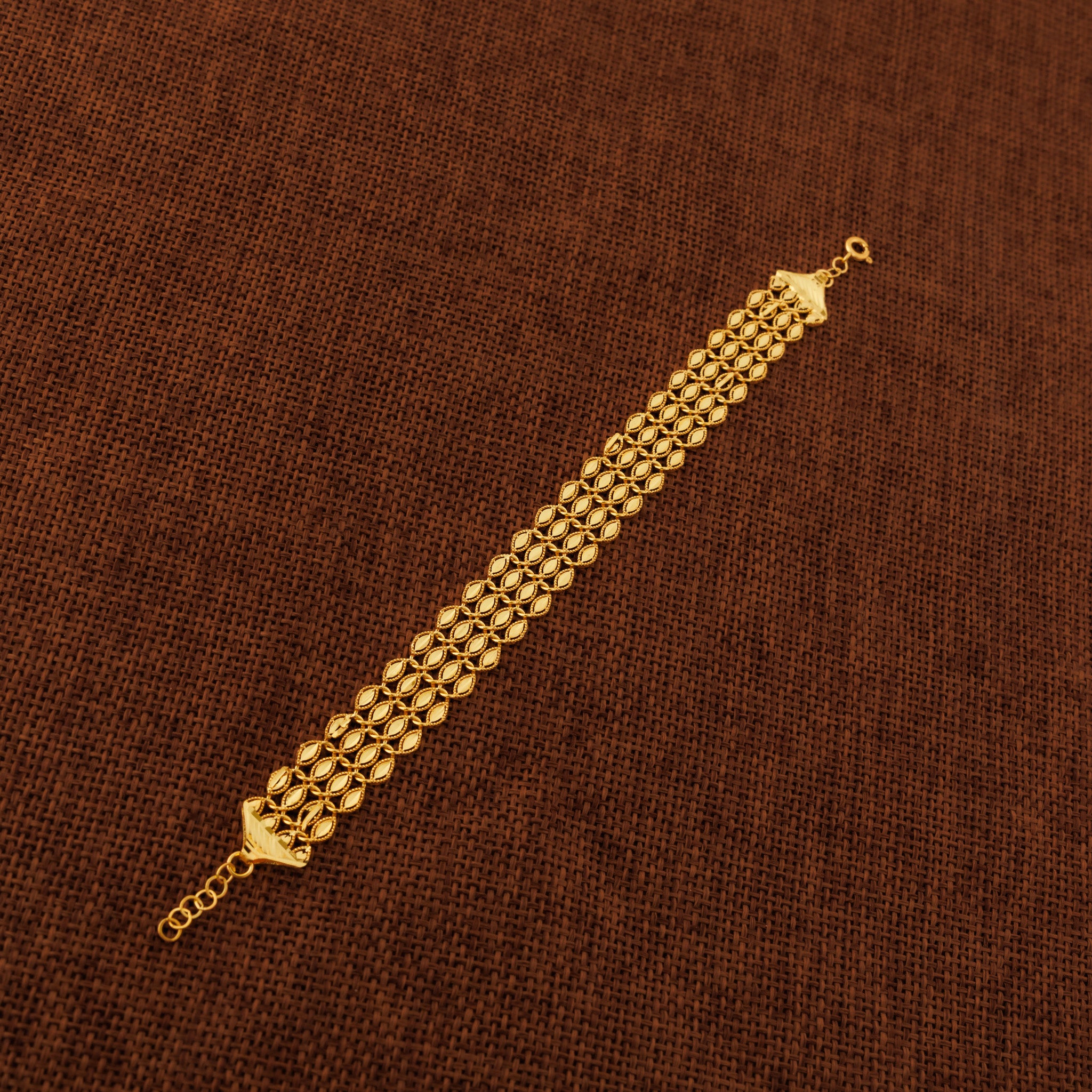 سوار RP Beads &amp; Ball (D43) - فضة 925 ومطلي بالذهب