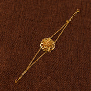 RP Beads & Ball Bracelet (D6) - Silver 925 & Gold Plated