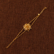 RP Beads & Ball Bracelet (D6) - Silver 925 & Gold Plated