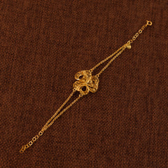 RP Beads & Ball Bracelet (D6) - Silver 925 & Gold Plated