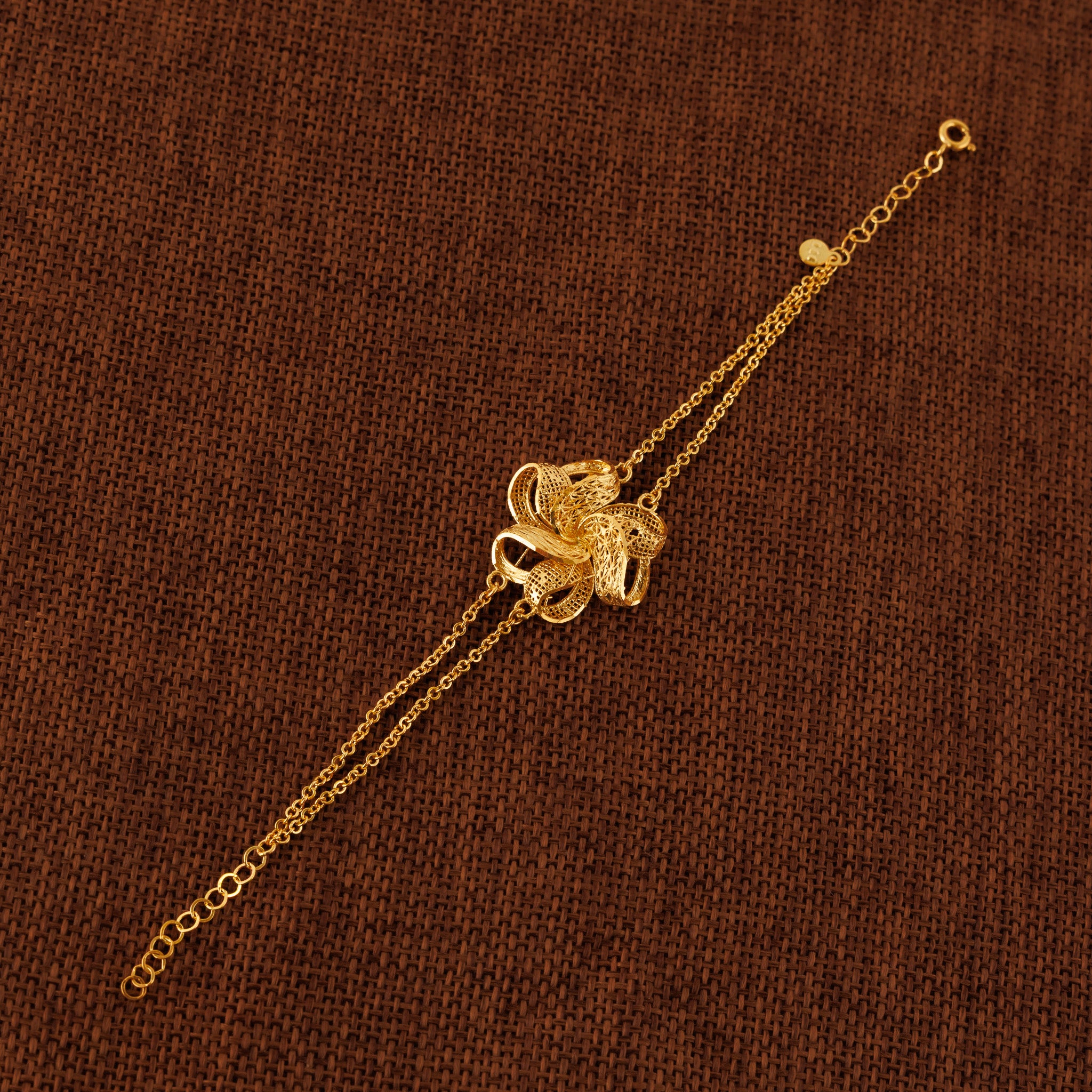 RP Beads & Ball Bracelet (D6) - Silver 925 & Gold Plated