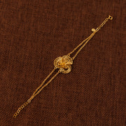 RP Beads & Ball Bracelet (D6) - Silver 925 & Gold Plated