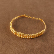 RP Beads & Ball Bracelet (D6) - Silver 925 & Gold Plated