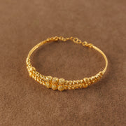 RP Beads & Ball Bracelet (D6) - Silver 925 & Gold Plated