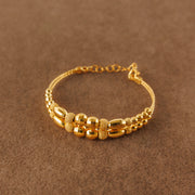 RP Beads & Ball Bracelet (D6) - Silver 925 & Gold Plated