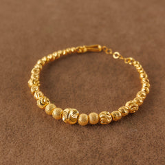 Timbi Beads Bracelet 13 - 925 Silver & 24K Gold Plated