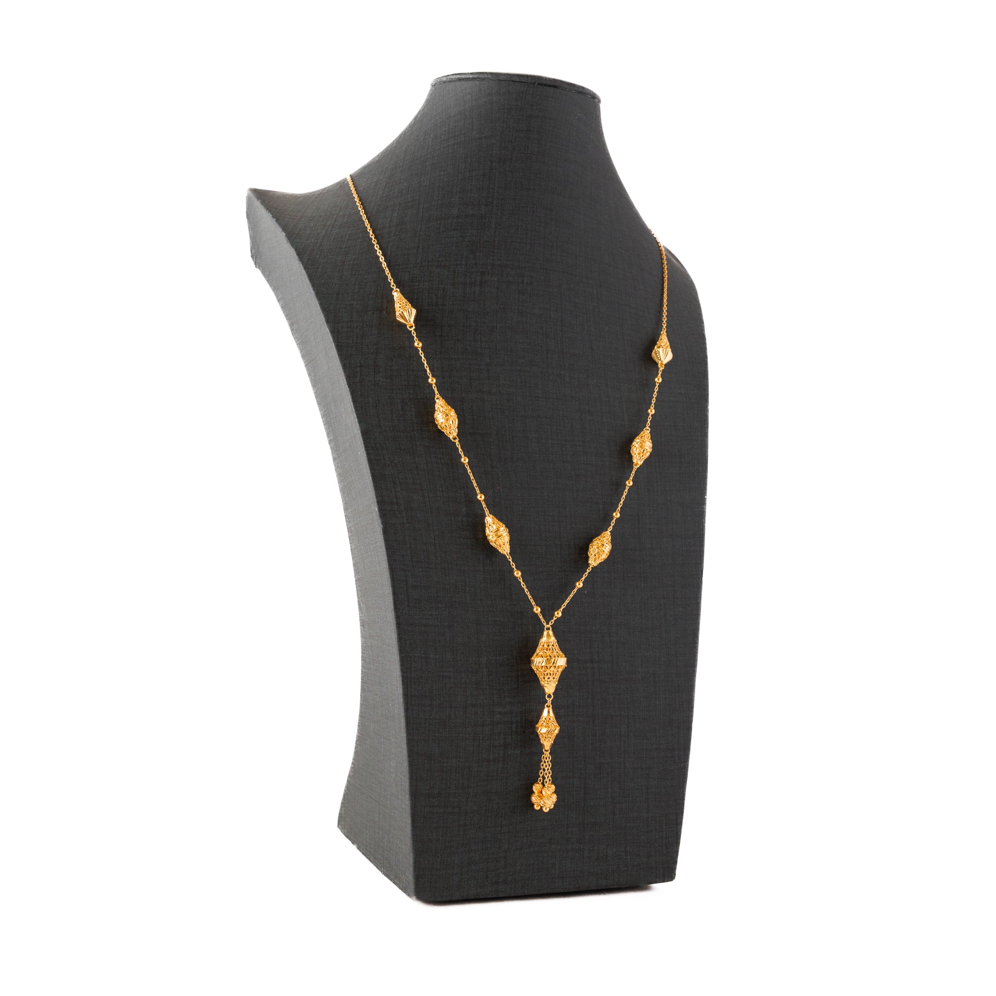 7 Pieces RP Mala (D98) - 925 Silver & 24K Gold Plated