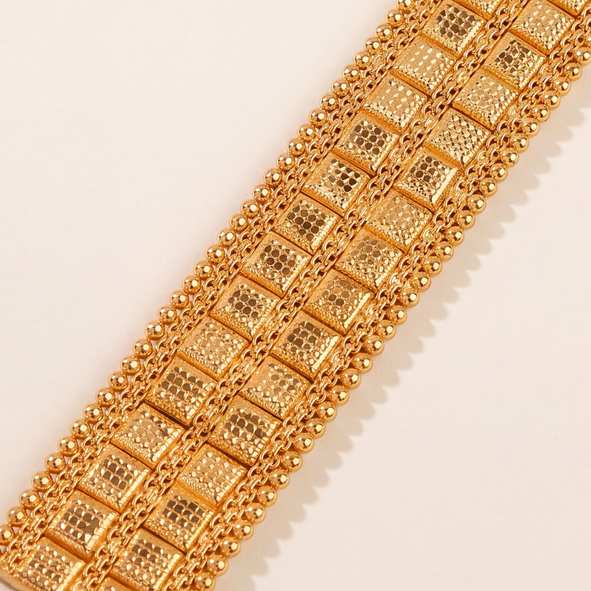 2 Line Patta Bracelet (D2) design detail