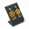 Casting Earrings (D17) - Silver 925 & Gold Plated