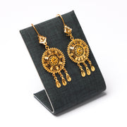 أقراط الصب (D17) - Silver 925 و Gold Plated