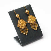 أقراط الصب (D21) - Silver 925 و Gold Plated