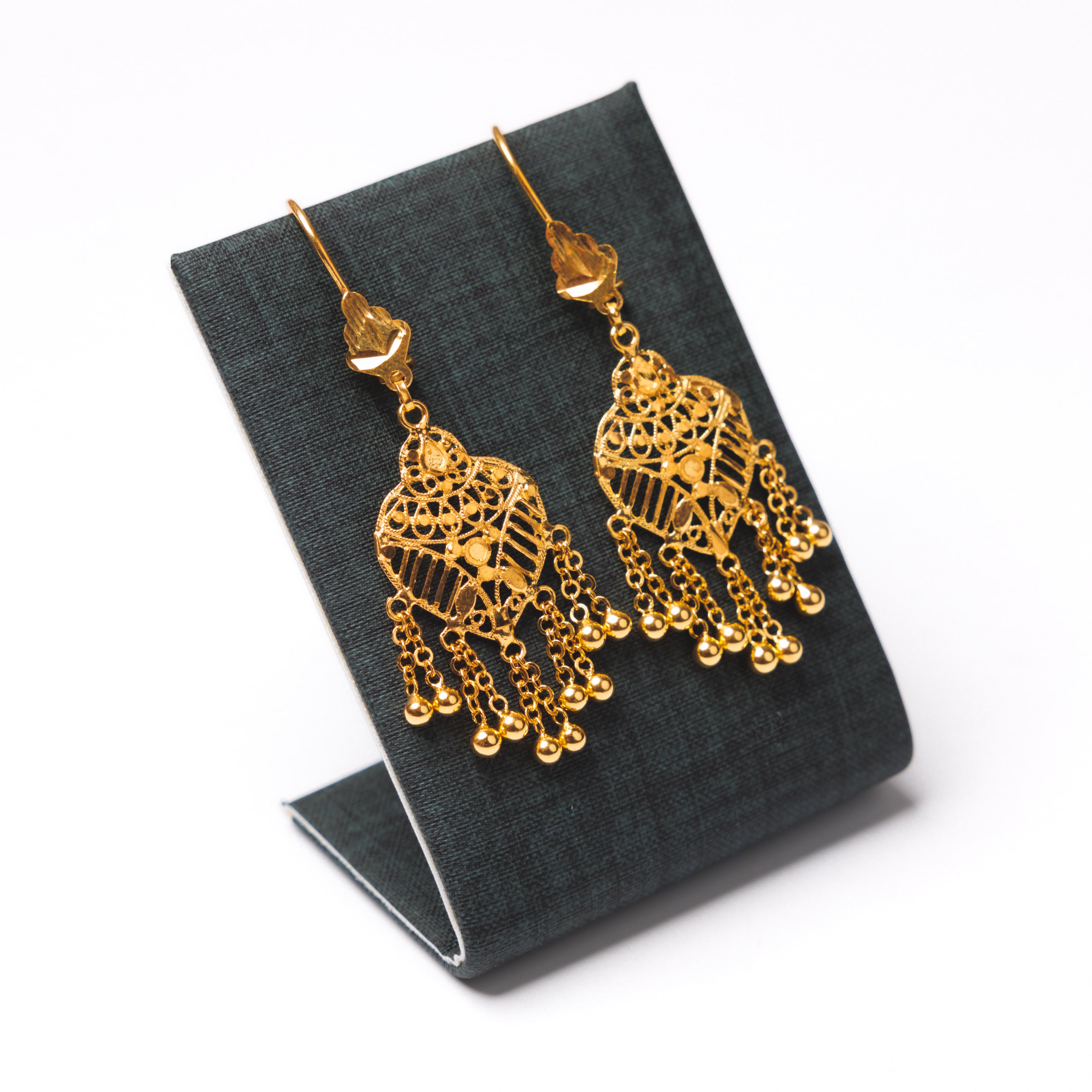 أقراط الصب (D8) - Silver 925 و Gold Plated