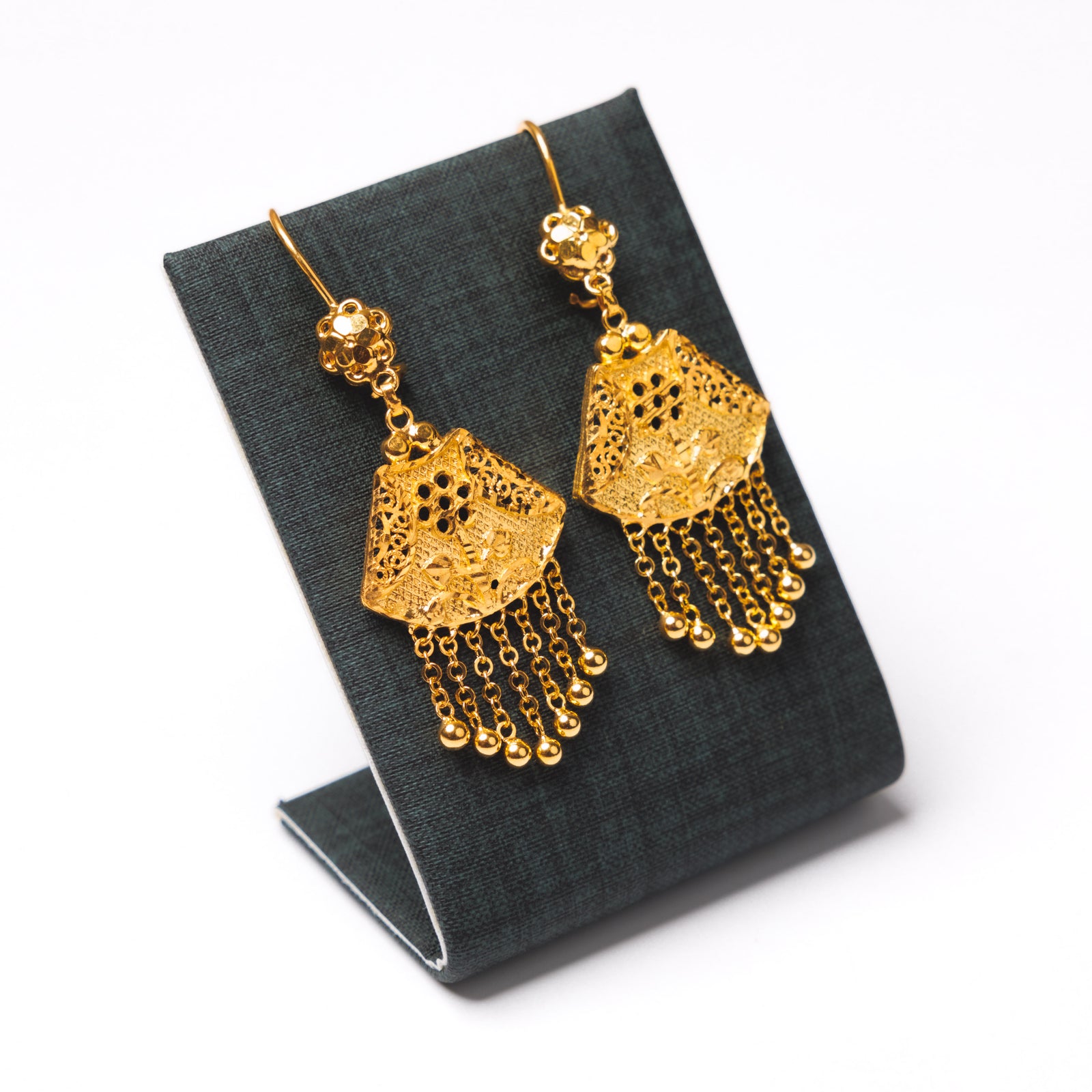 Casting Earrings (D7) - Silver 925 & Gold Plated