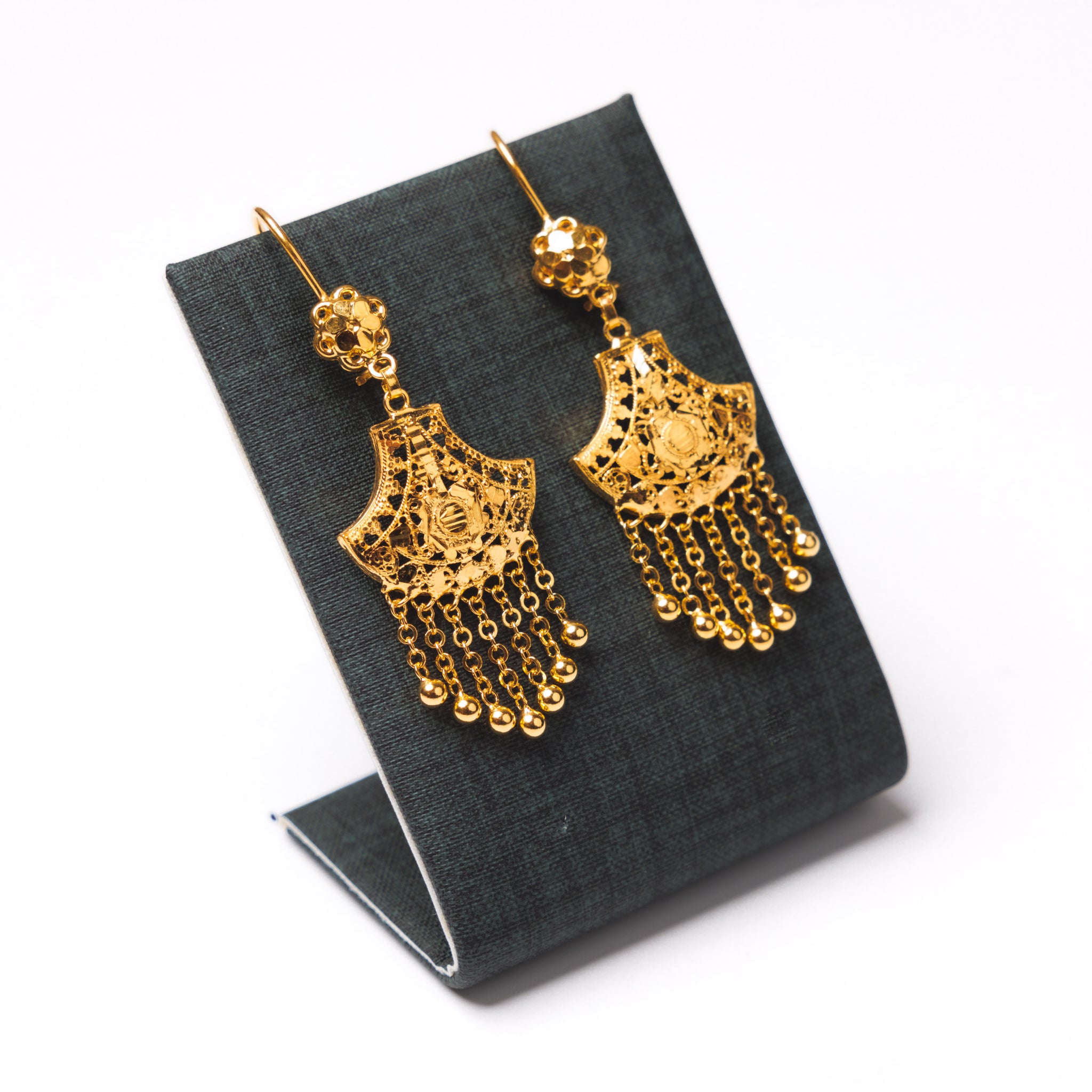 Casting Earrings (D20) - Silver 925 & Gold Plated