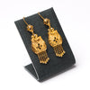 Casting Earrings (D5) - Silver 925 & Gold Plated