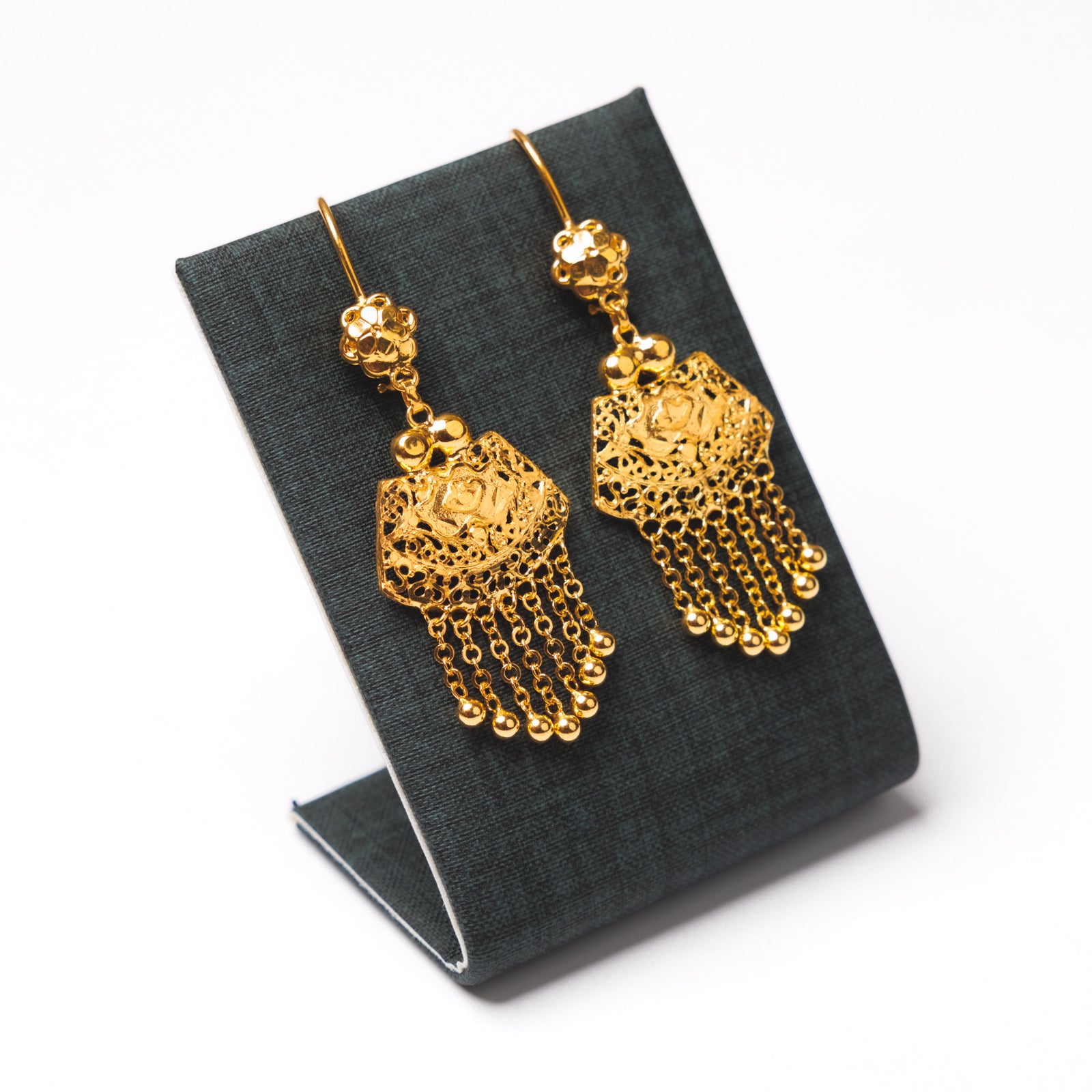 Casting Earrings (D23) - Silver 925 & Gold Plated