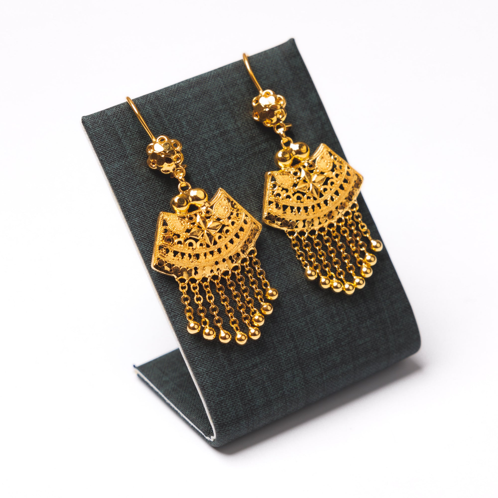 Casting Earrings (D4) - Silver 925 & Gold Plated