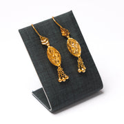 أقراط على شكل برميل (D27) - Silver 925 و Gold Plated