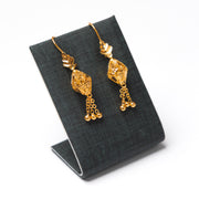 أقراط على شكل برميل (D12) - Silver 925 و Gold Plated