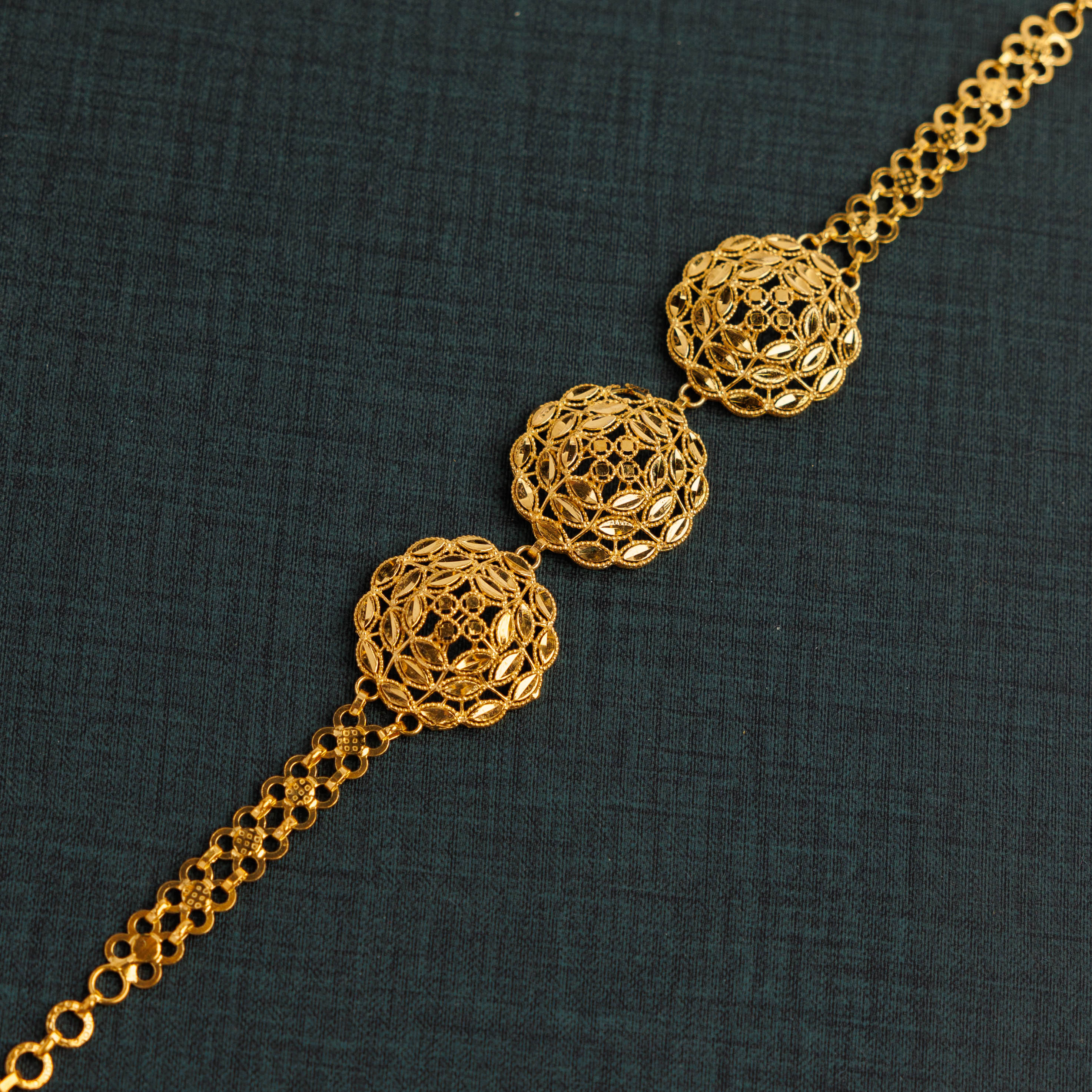 سوار RP 3 قطعة / Patta (D2) - Silver 925 و Gold Plated