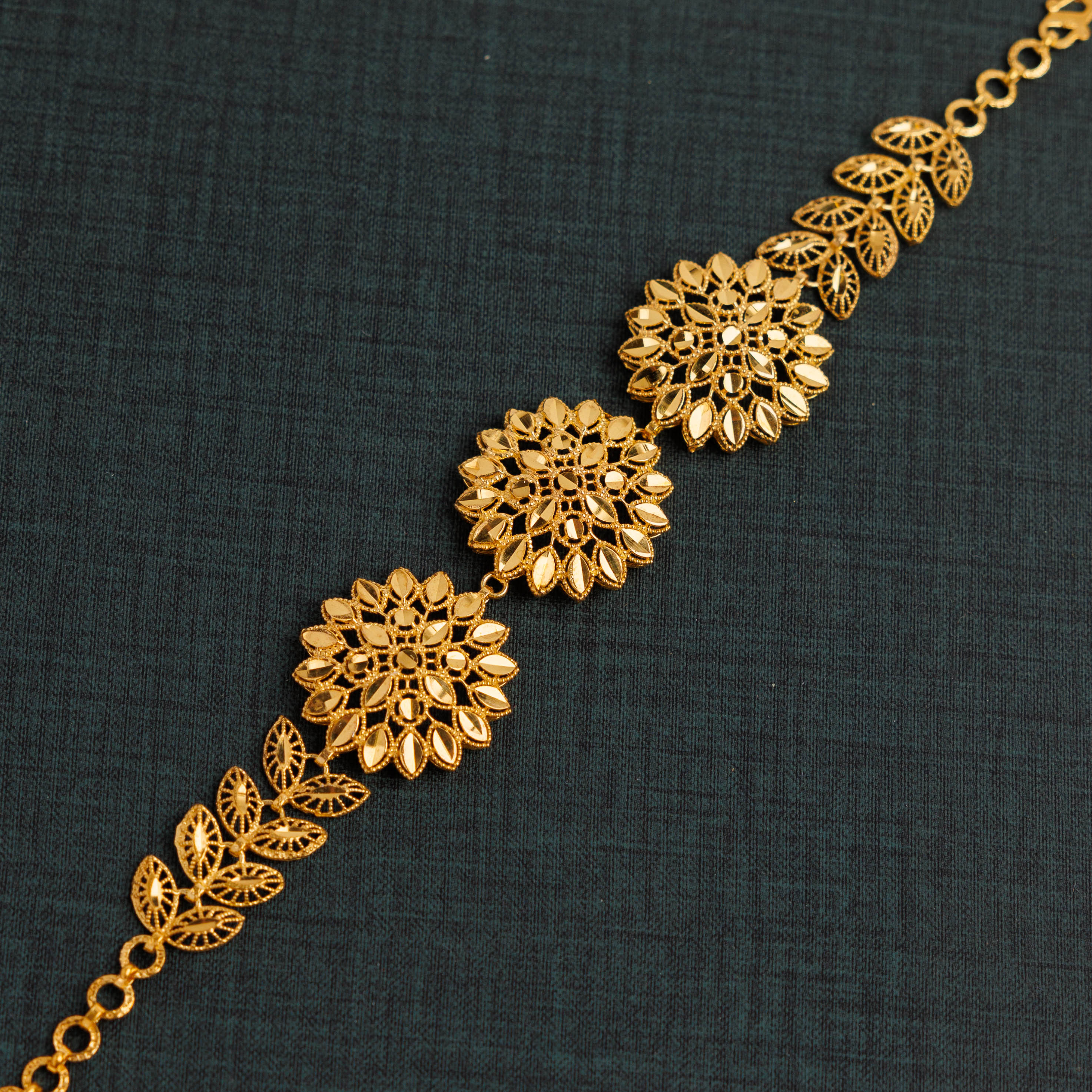 سوار RP 3 قطعة مع ورقة (D5) - Silver 925 و Gold Plated