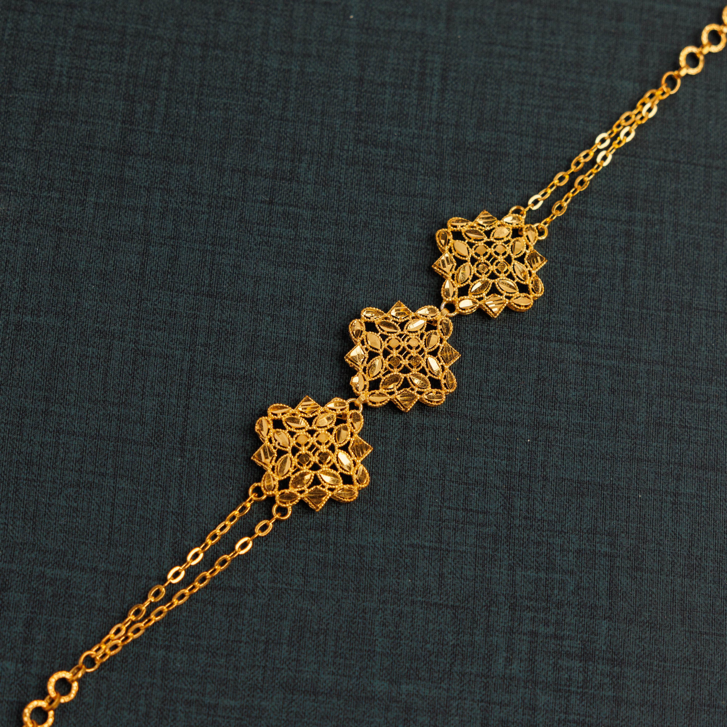 RP 3 قطعة سوار / سلسلة (D6) - Silver 925 و Gold Plated