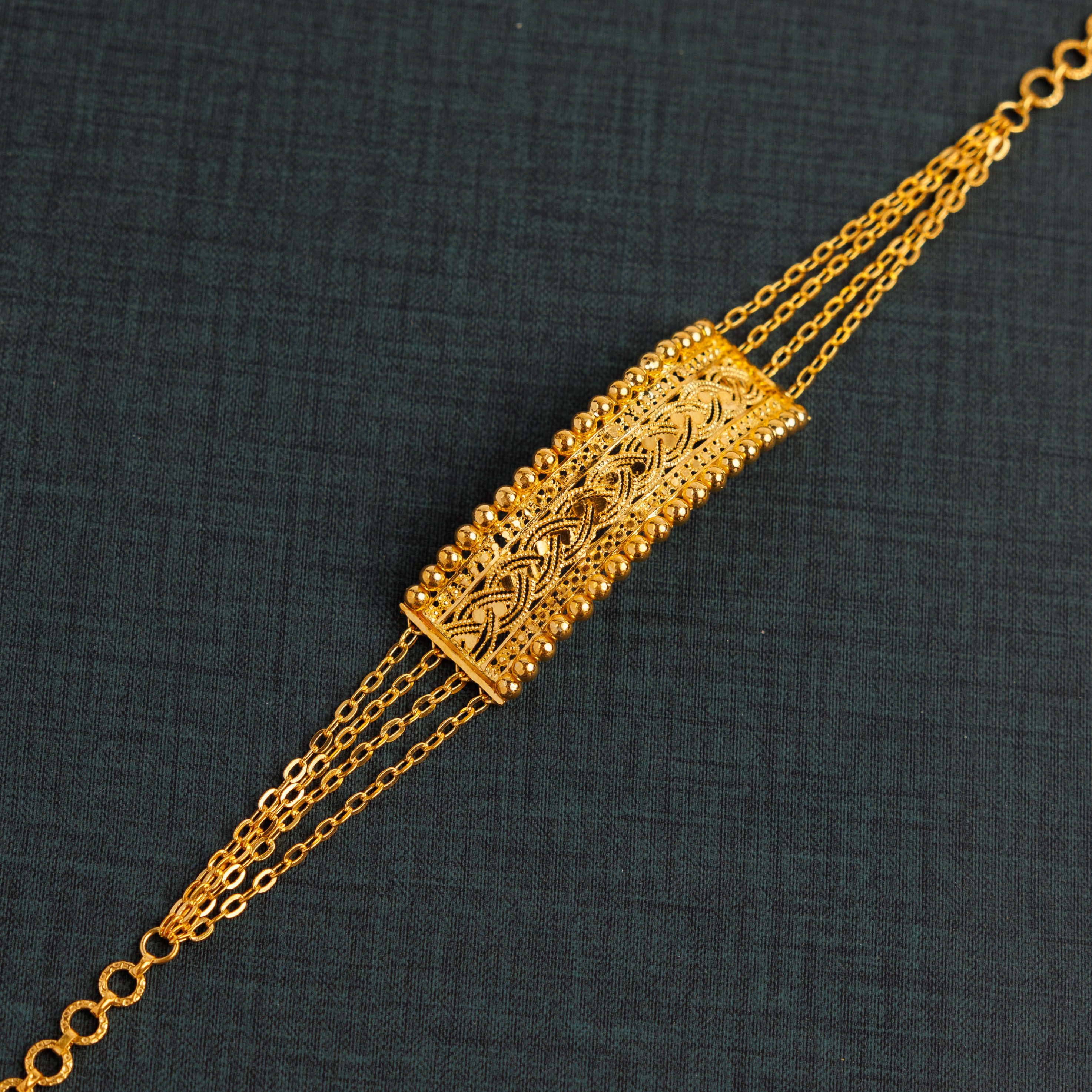 Gold Plated Sterling Silver 925 bracelet, image 2 of 2