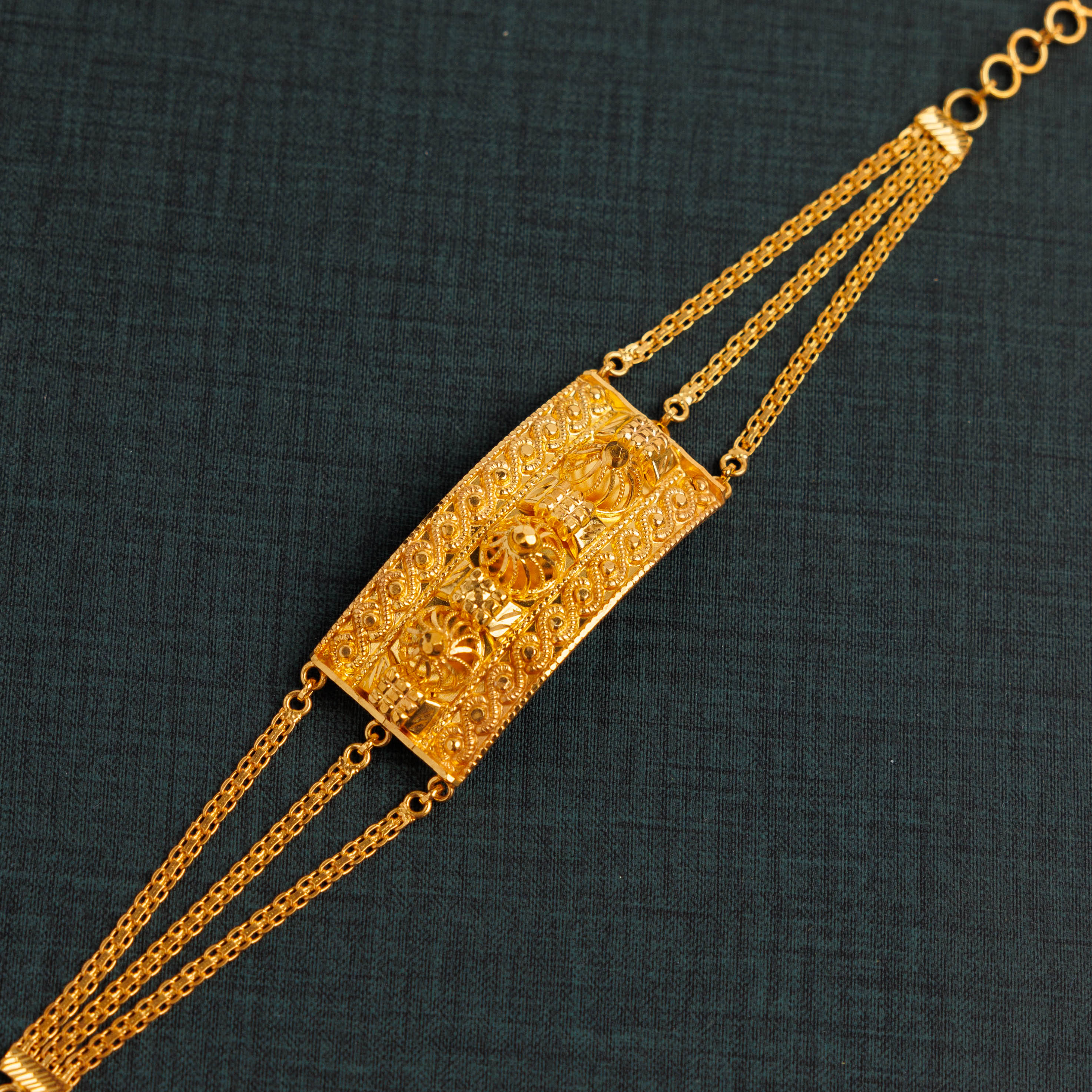 (3 قطع) سوار Mushawak Big Mushawak - Silver 925 و Gold Plated