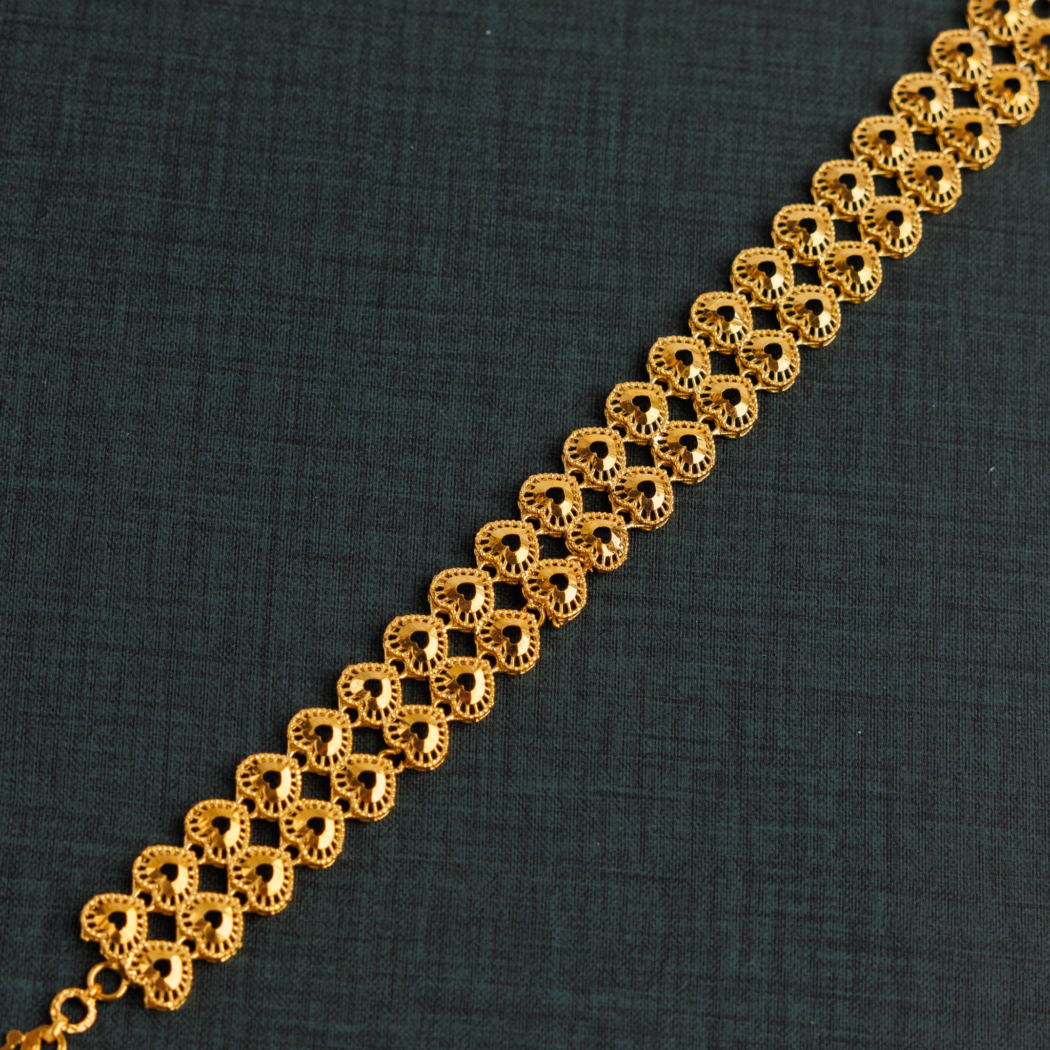 Casting Bracelet (D1) - Silver 925 & Gold Plated