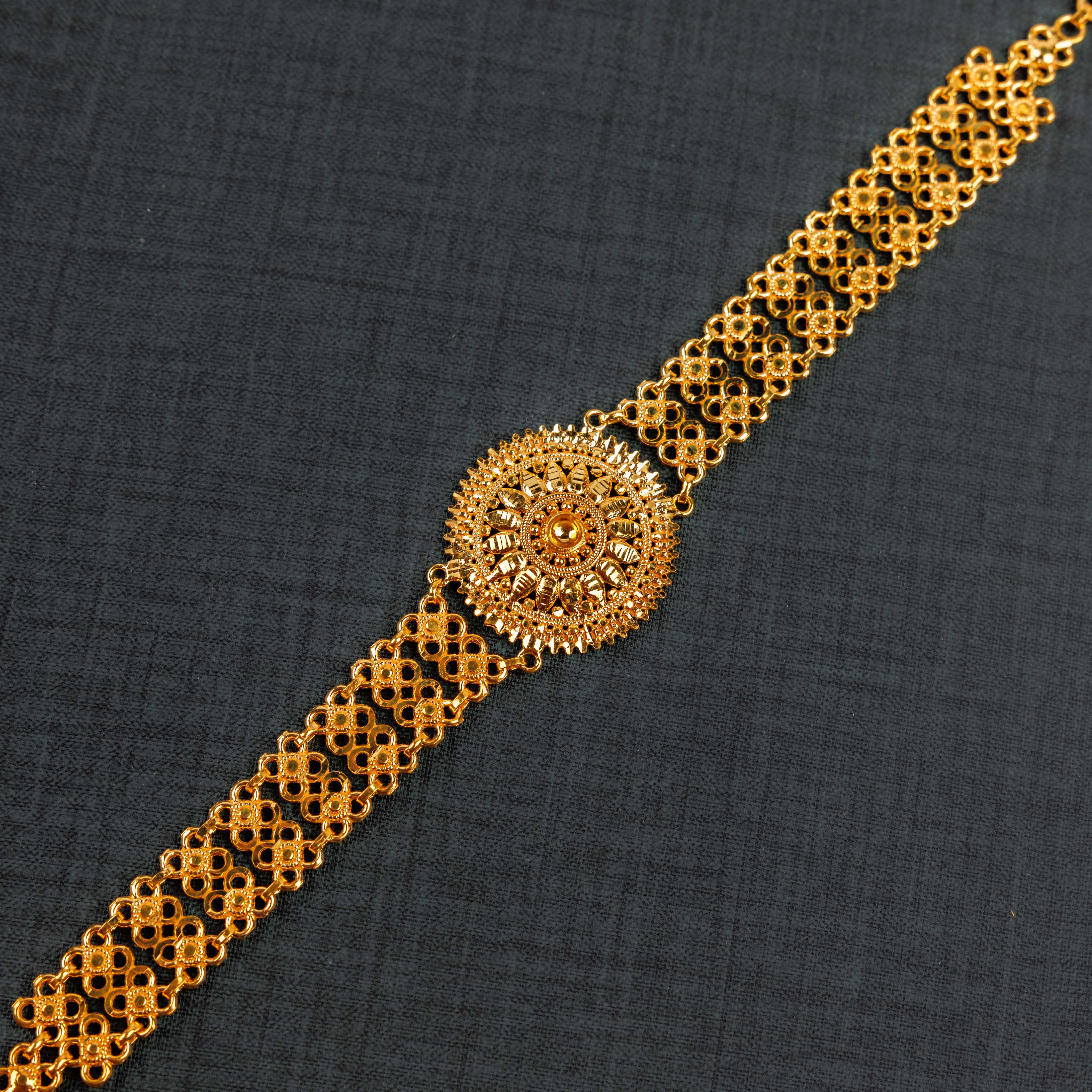 دائرة سوار الصب (D3) - Silver 925 و Gold Plated
