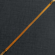 سوار سلسلة شبكة (D4) - Silver 925 و Gold Plated