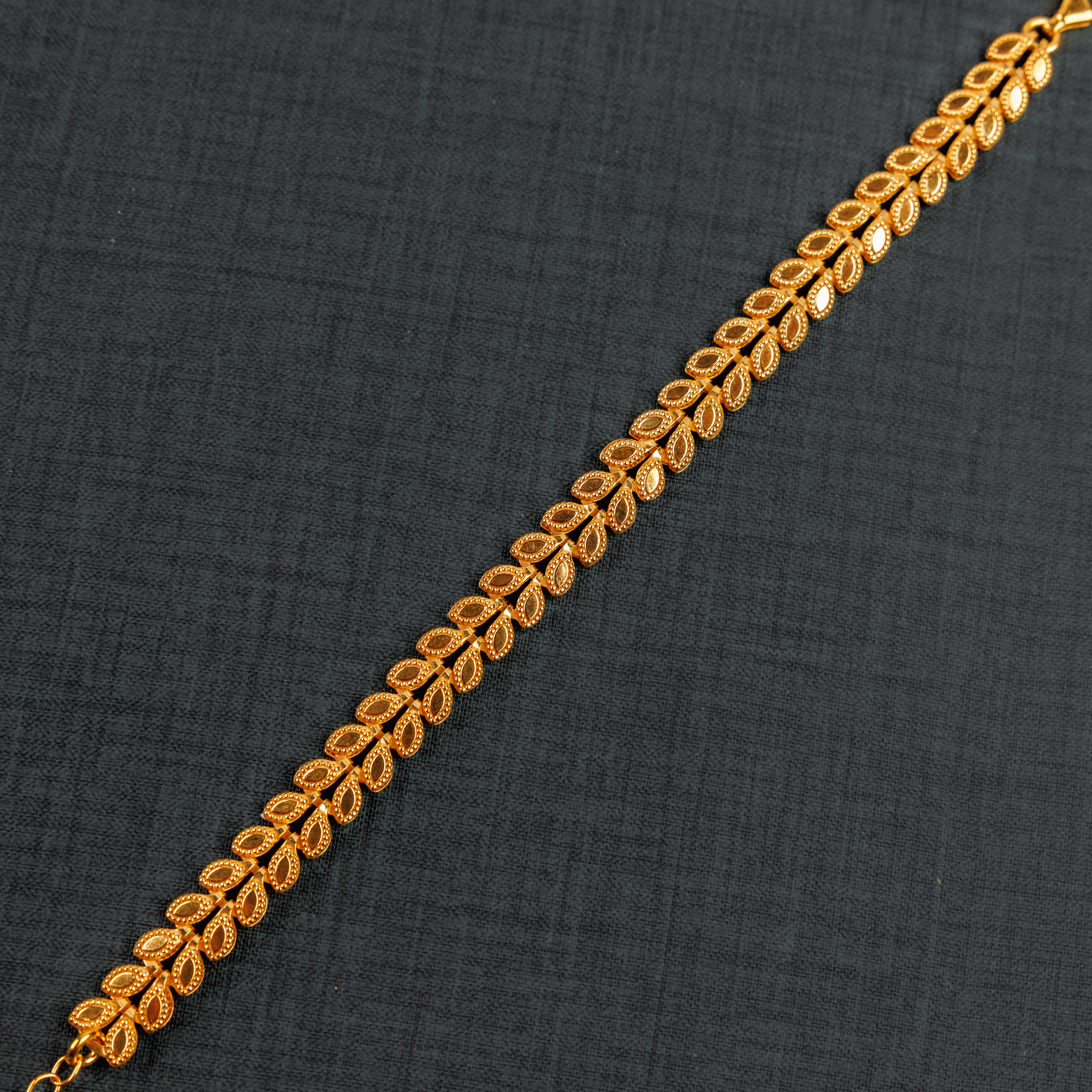 سوار الأوراق (D1) - Silver 925 و Gold Plated
