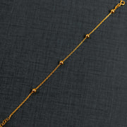 Beads Balls Bracelet (D1) - Silver 925 و Gold Plated