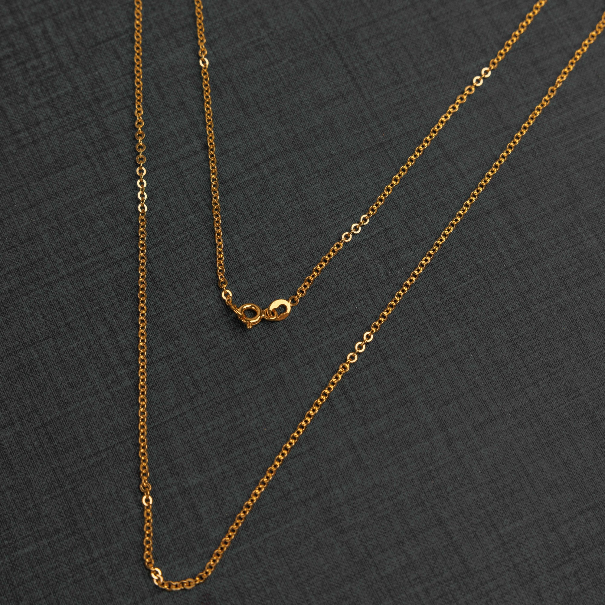 Round Link Chain - Silver 925 & Gold Plated