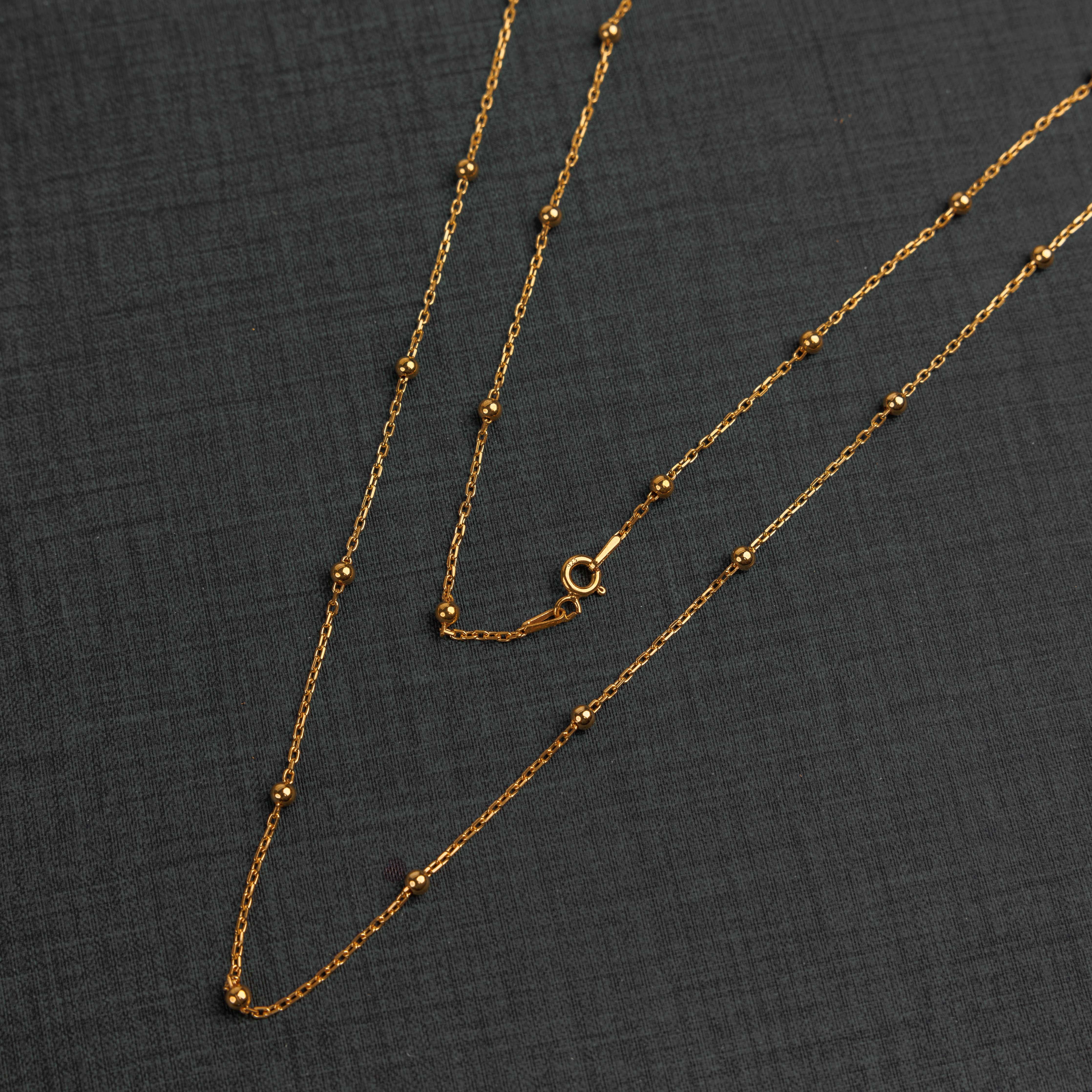 رابط مع سلسلة الكرة (V1) - Silver 925 و Gold Plated
