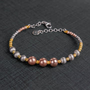 سوار الكفة متعدد الألوان (D5) - Silver 925