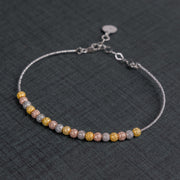 سوار الكفة متعدد الألوان (D8) - Silver 925