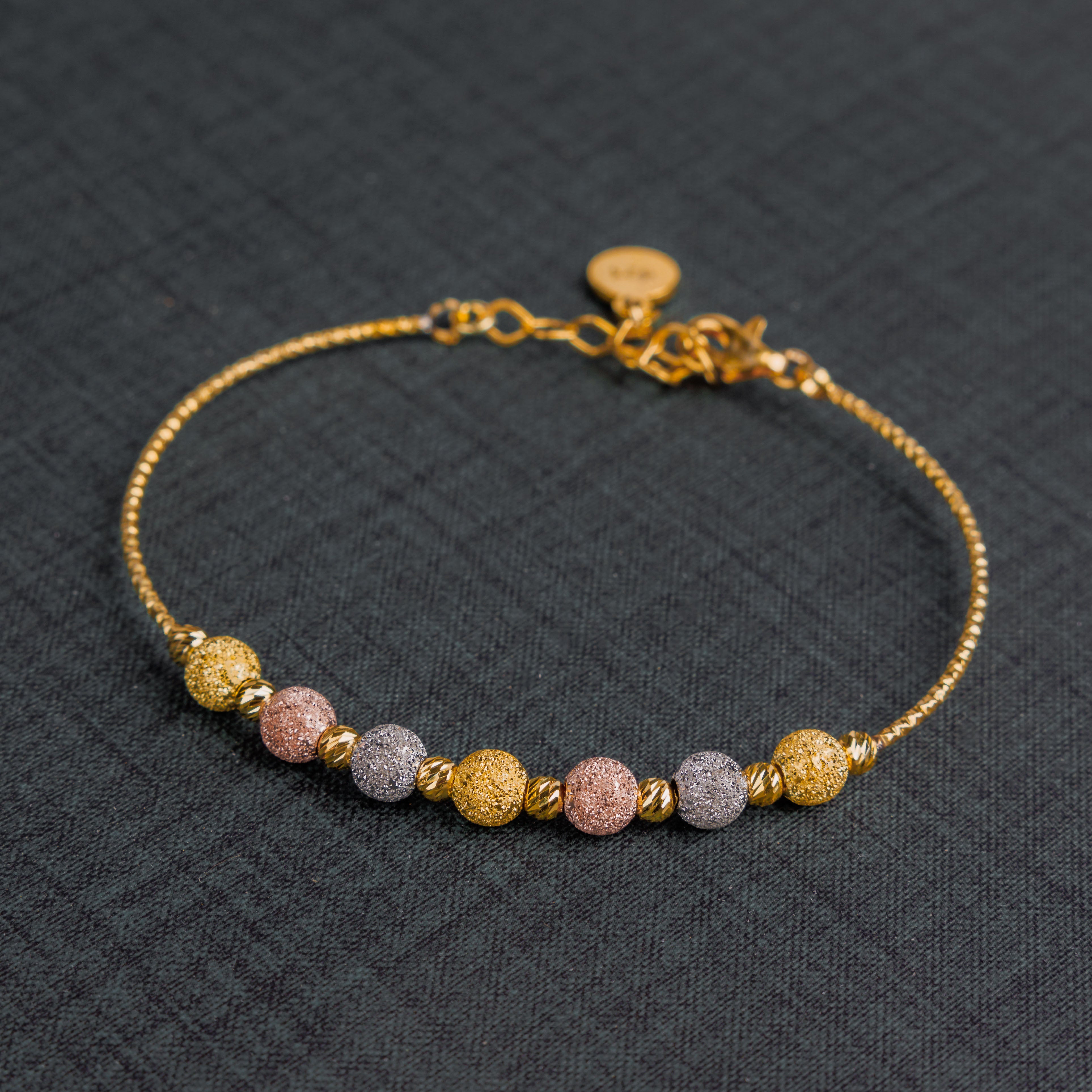 سوار الكفة متعدد الألوان (D6) - Silver 925