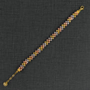 سوار متعدد الألوان (D2) - Silver 925