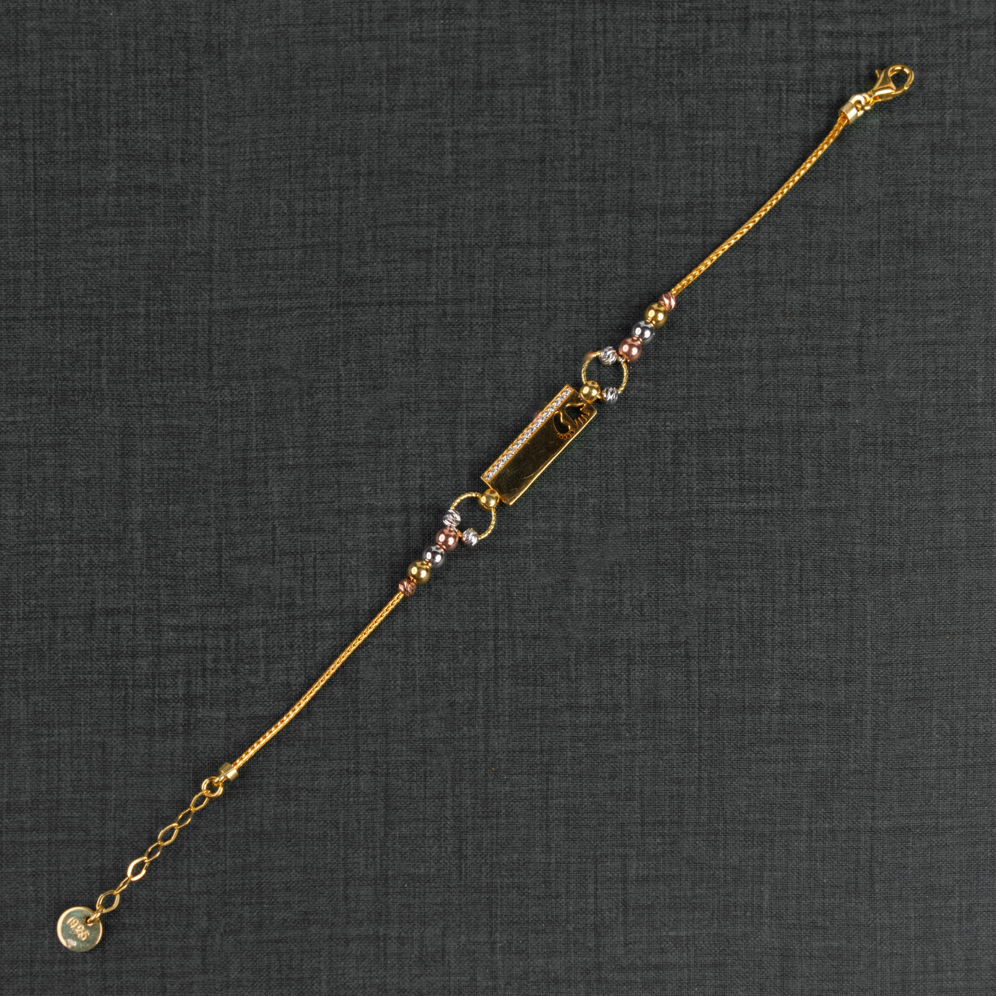 سوار متعدد الألوان (D7) - Silver 925