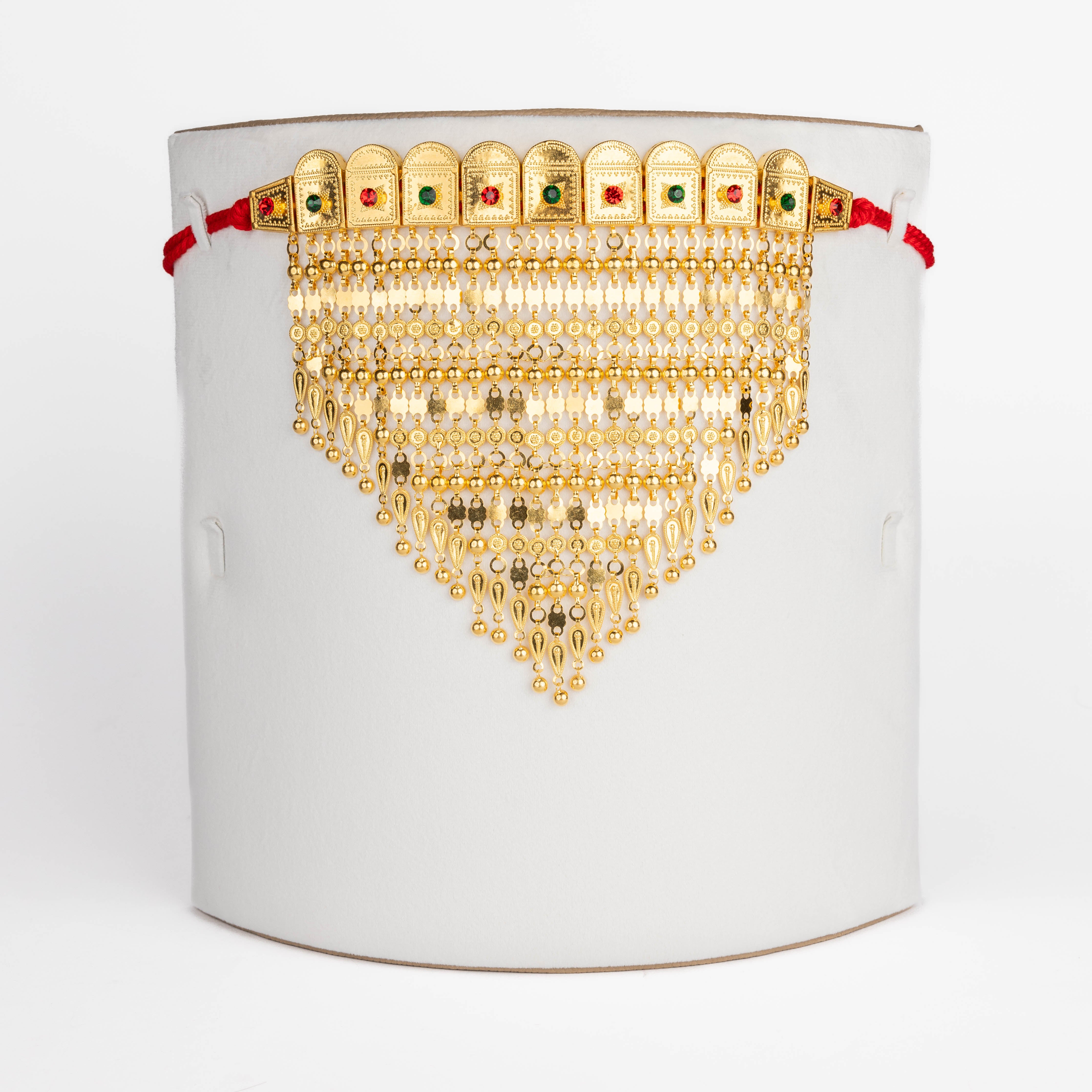 V Martasha (4 خط) - مطلي بالذهب والفضة 925