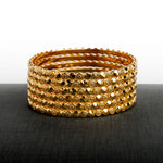 Adult's Bangles (D6-A) - Silver 925 & Gold Plated