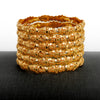 Adult's Bangles (D11-A) - Silver 925 & Gold Plated