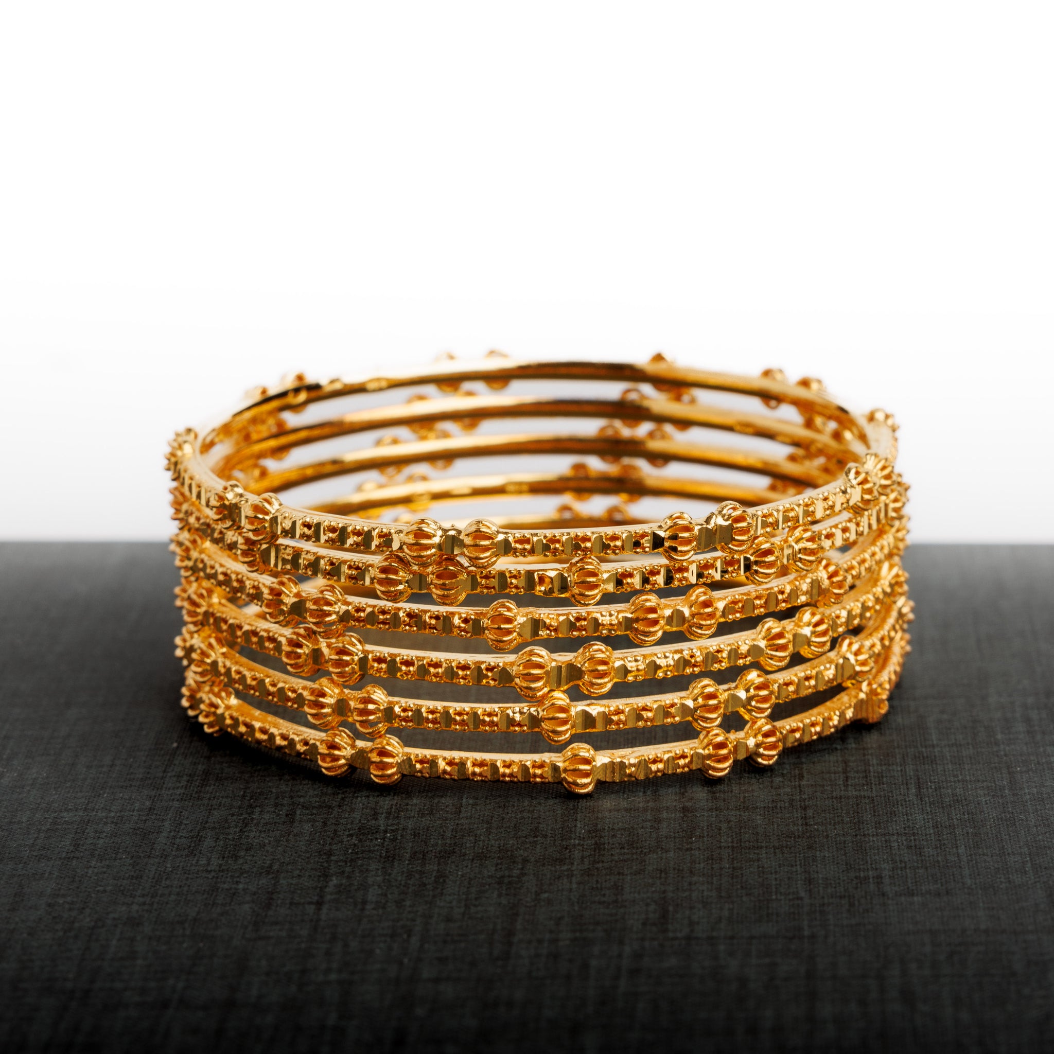 Adult's Bangles (D12-A) - Silver 925 & Gold Plated