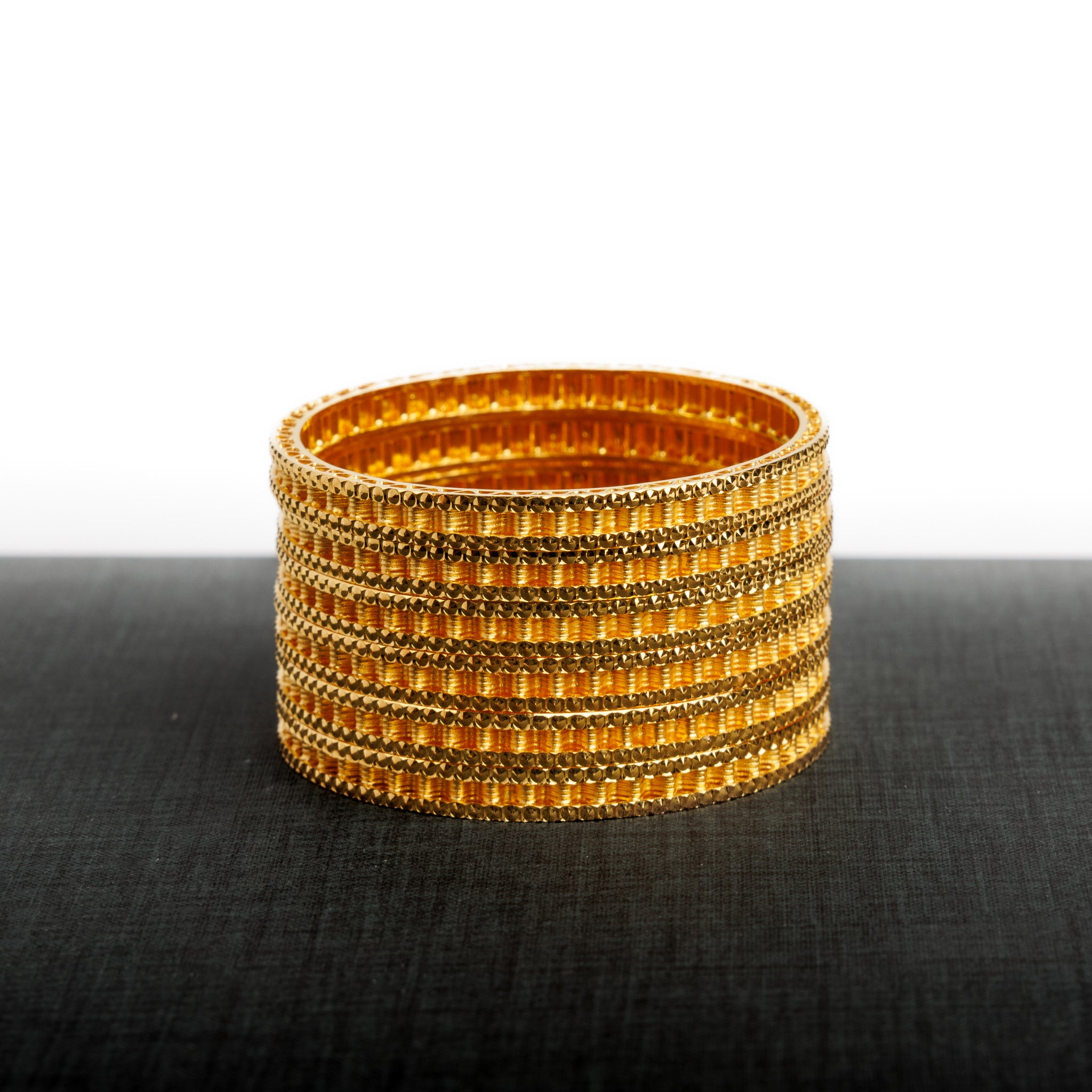 Kid's Bangles (D4-K) - Silver 925 & Gold Plated