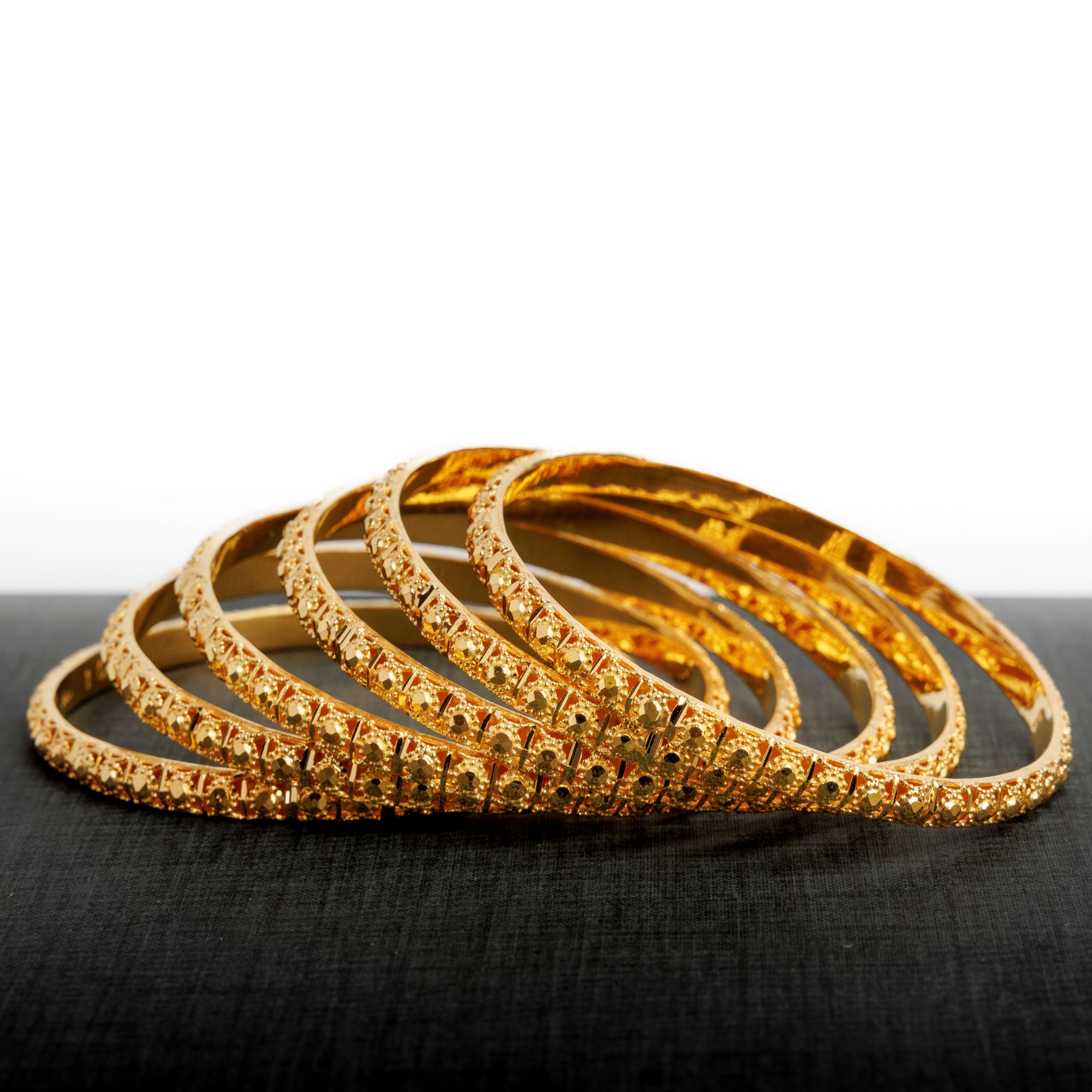 Adult's Bangles (D13-A) - Silver 925 & Gold Plated