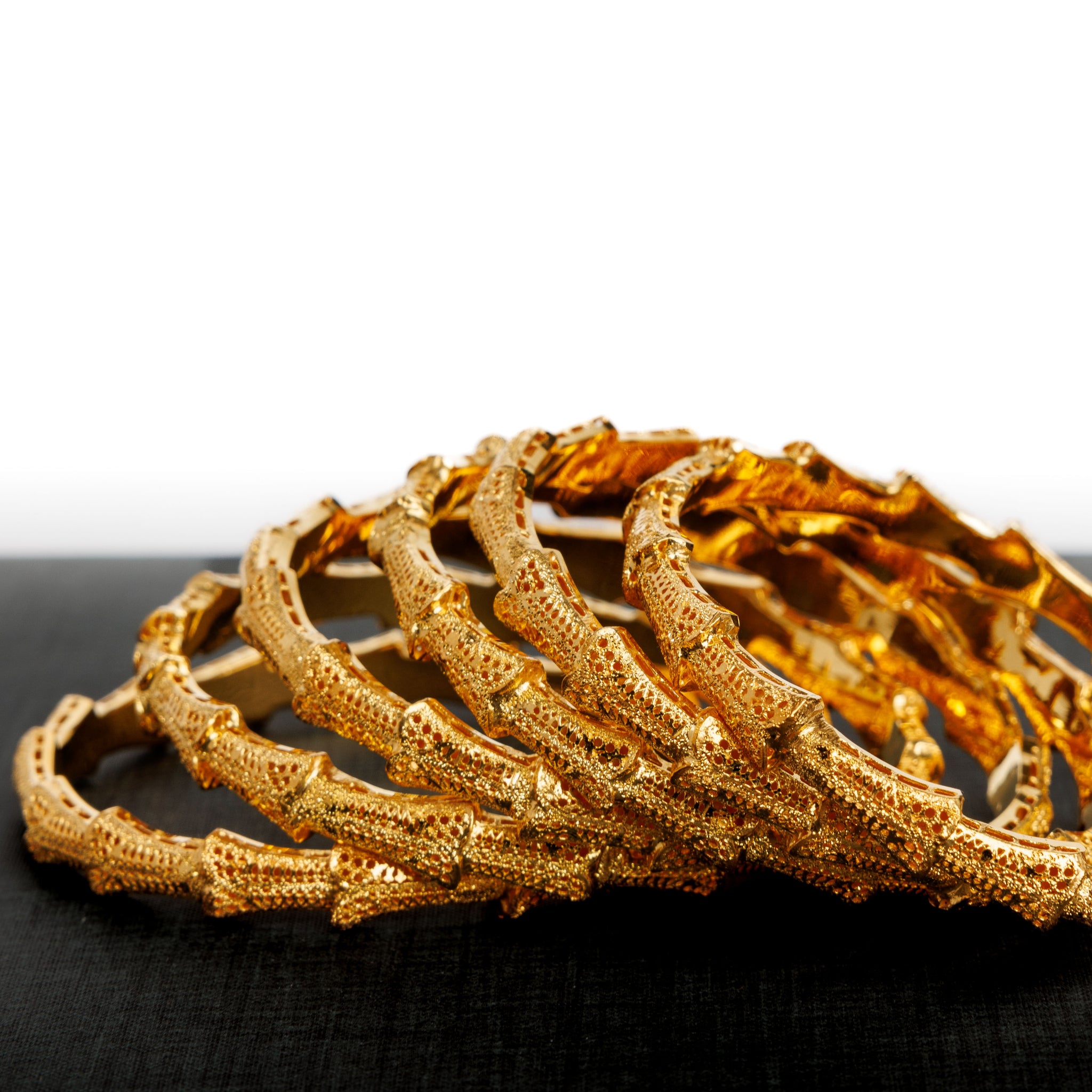 Adult's Bangles (D21-K) - Silver 925 & Gold Plated